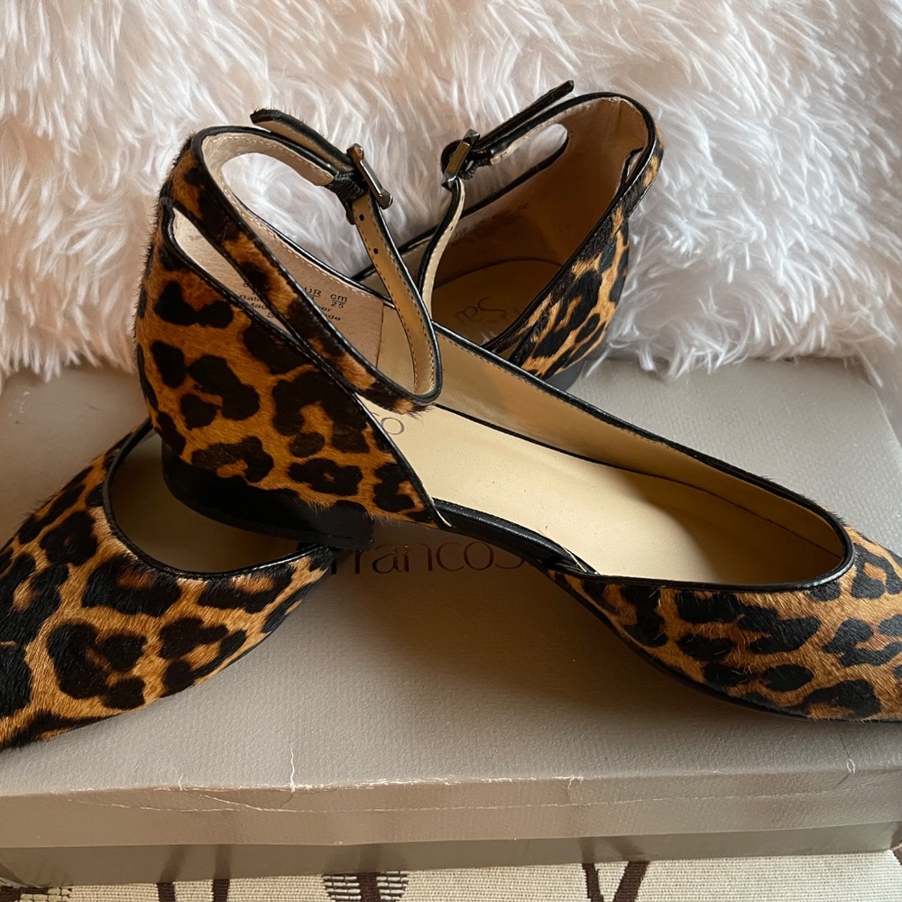 FRANCO SARTO CAMEL LE SLIDE, WOMEN SIZE 8